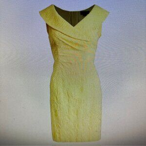 Gorgeous Tahari Yellow Dress Size 6P